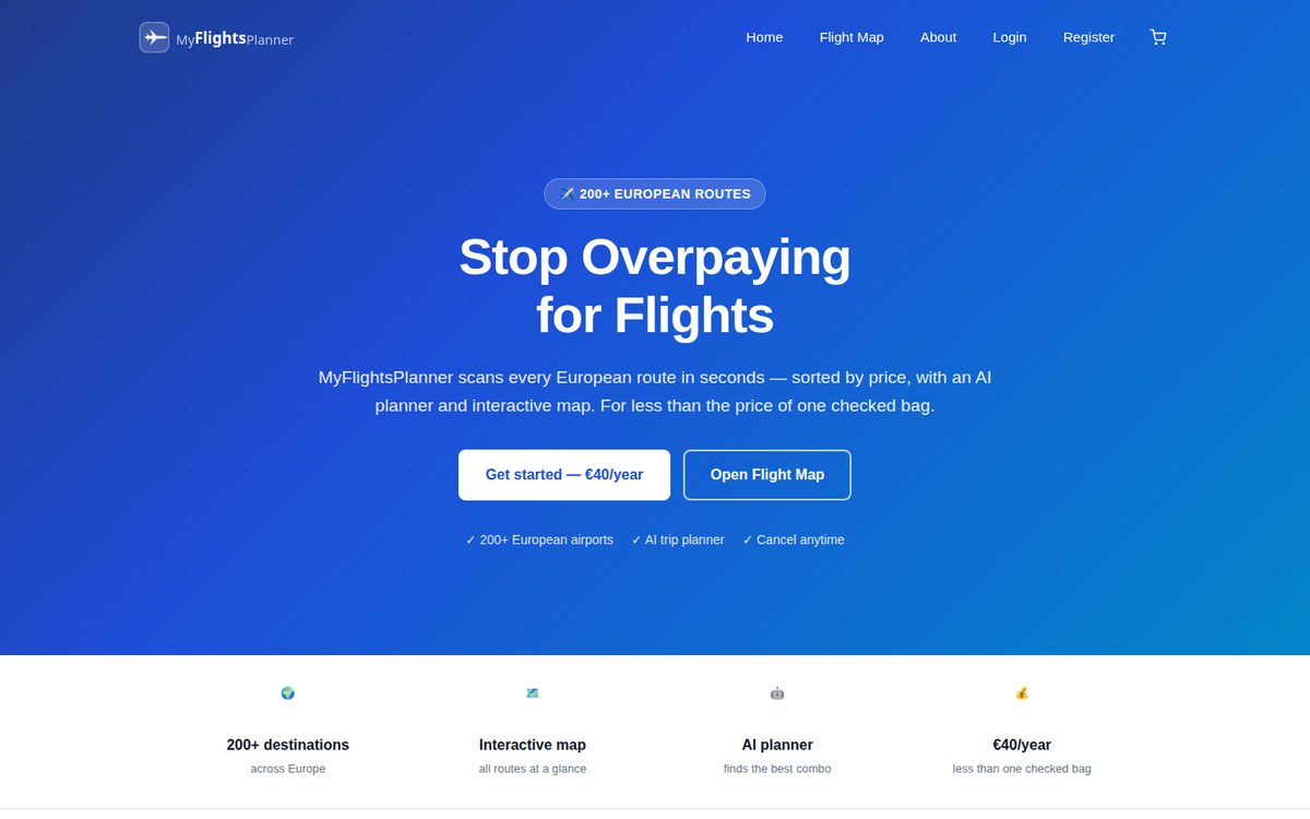 MyFlightsPlanner